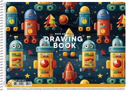 Альбом для малювання Школярик Make Art Work 20 аркушів (PB-SC-020-8512)