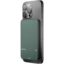 Портативна батарея Native Union (Re) Classic Magnetic Power Bank 5000 мАг Slate Green (PB-5KMS-GRN) - мініатюра 2