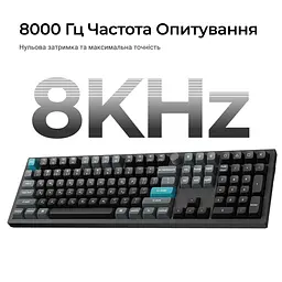 Клавіатура бездротова Keychron Q6 Ultra Keychron Red Switch Black RGB (Q6U-M1-UA) - мініатюра 10