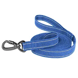 Повідець для собак Barksi Сotton з карабіном на замку 500x1.6 см лазурно-синій - мініатюра 5