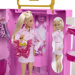 Портативна шафа-гардеробна для ляльки Barbie Deluxe Style Гардероб мрії (JJP01) - мініатюра 4