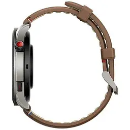 Годинник розумний Amazfit GTR 4 коричневий (Vintage Brown) зі шкіряним ремінцем - мініатюра 3