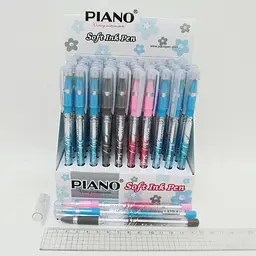 Ручка масляна Piano, синя, 50 шт., 111APT - мініатюра 2