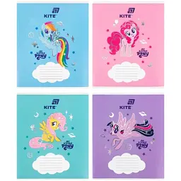 Зошит Kite My Littke Pony, 12 аркушів, коса лінія (LP26-235)