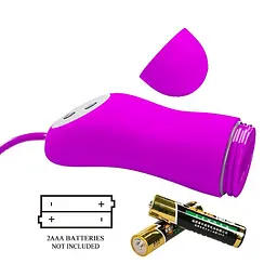 Вібратор з вакуумним стимулятором клітора Pretty Love Suction Vibro Bullets рожевий - мініатюра 8
