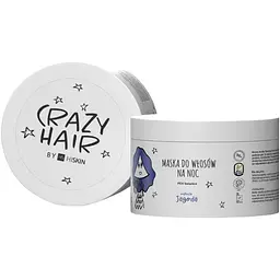 Нічна маска для волосся HiSkin Crazy Hair Чорниця, 300 мл - мініатюра 2