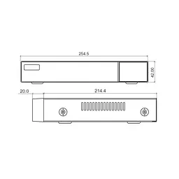 MHD-відеореєстратор 8-канальний 8Mp TVT TD-2108NS-HC-H (77-00418) - мініатюра 4