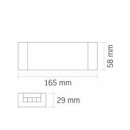 Блок живлення Videx для LED стрічки DC24V 4.16A 100W IP20 (VL-LST-P100-24V) - мініатюра 6