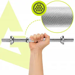 Гриф гантельний Actiget 48 см 28 мм ACT0003 - мініатюра 6
