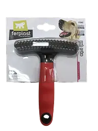Гребінь-граблі для собак Ferplast GRO 5850 з дворядними зубами, що обертаються 11x15.5 см 85850899 - мініатюра 2