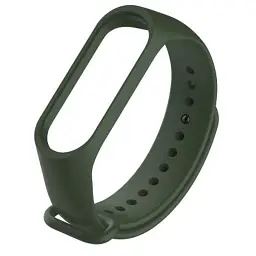Ремінець до фітнес браслета BeCover Silicone для Xiaomi Mi Band 3/4 Khaki (704649) - мініатюра 3