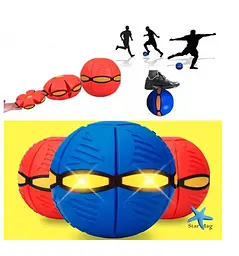 Мяч летающий трансформерный Bambi FLAT BALLКрасный - миниатюра 11