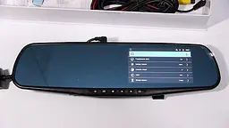 Дзеркало відеореєстратор з камерою заднього виду Vehicle Blackbox DVR Full HD 4.3 дюймів Оригінал - мініатюра 2