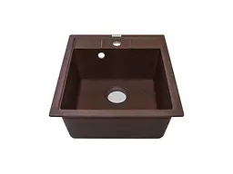 Кухонна мийка Adamant Brick 460x515x200 mokko 000000470, Коричневий - мініатюра 2