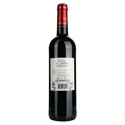Вино Chateau Du Cornet AOP Bordeaux, червоне, сухе, 0,75 л (917815) - мініатюра 4