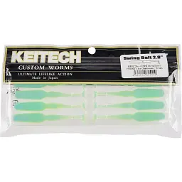 Силікон Keitech Swing Bait 2.8" PAL#03 Ice Chartreuse (8 шт/уп) - мініатюра 2