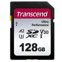 Transcend Карта пам'яті SD 128GB C10 UHS-I U3 A2 R160/W90MB/s 4K