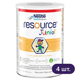 Суха молочна суміш Nestle Resource Junior 1.6 кг (4 шт. х 400 г)