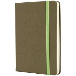 Книга записна Optima А6 MAGIC, тверда обкладинка, гумка, білий блок лінія, фісташковий (O20388-67)