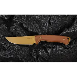Ніж фіксований мисливський Ruike F186-MN, (11.8 см) D2 / Micarta коричневий - миниатюра 11