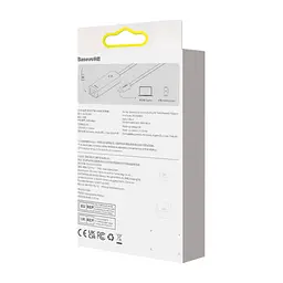 Перехідник USB 3.1 M to USB-C F blue Baseus (ZJJQ000103) - мініатюра 7