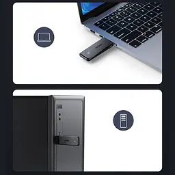 Адаптер Ugreen Wi-Fi AC1300 2.4GHz&5GHz USB 3.0 CM492 Black - мініатюра 6