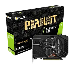 Відеокарта GeForce GTX 1660 6GB Palit StormX (NE51660018J9-165F) Б/В