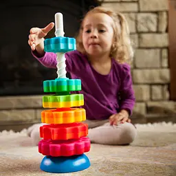 Пірамідка Fat Brain Toys Spin Again гвинтова (F110ML) - мініатюра 4