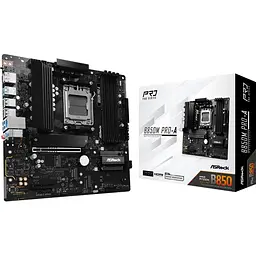 Материнська плата ASRock B850M Pro-A (AM5/B850, 4xDDR5, PCIex16, HDMI/DP, 4xSATAІІІ, 3xM.2, 2.5GLan, mATX) - мініатюра 5