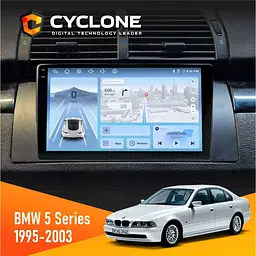 Штатна магнітола BMW 5 Series (E39) 1995-2003 Радіо модуль Cyclone C9-012 4x64 DSP 4G Cyclone (НФ-00007192)