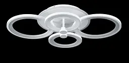 Люстра стельова LED Splendid Ray LK237/2+2, 160W, білий, з пультом, сучасний стиль