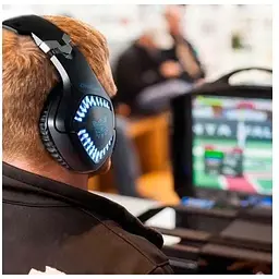 Навушники Onikuma Gaming with LED K1 Pro чорні - мініатюра 4