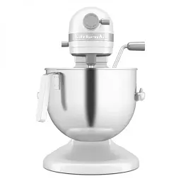Кухонна машина KitchenAid Heavy Duty 6,6 л 5KSM70JPXEWH з підйомною чашею білий - мініатюра 4