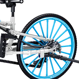 Конструктор велосипед  ZHEGAO MOUNTAIN BIKE спортивний  гірський 247 деталей - мініатюра 6