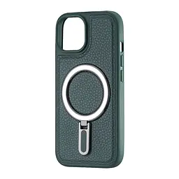 Чохол Jinduka Leather Ringo iPhone 15 Green