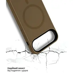 Чохол до мобільного телефона BeCover FIBRA ArcLine MagSafe Apple iPhone 17 Air Brown (715376) - миниатюра 7