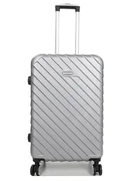 Валіза середня M ABS-пластик Madisson Snowball 03403 68х44х27см 68+13л Срібна - мініатюра 2