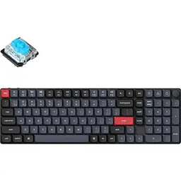 Клавіатура Keychron K17 PRO 100 Key RGB Hot-swap Gateron MX 2.0 Blue Switch Black (K17P-H2-UA) [159754]
