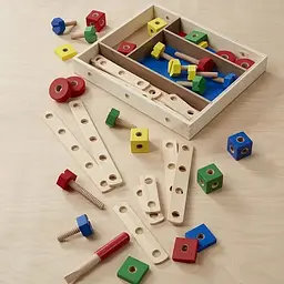 Дерев'яний будівельний конструктор Melissa&Doug, 48 елементів (MD5151) - мініатюра 5