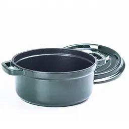 Каструля чавунна TS Kitchen Staub HPFLG3 GREEN 23 см 3л - мініатюра 3