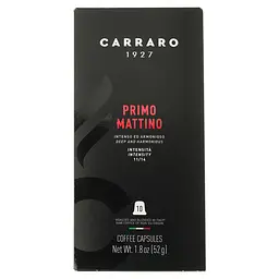 Уцінка. Кава в капсулах Carraro Nespresso Primo Mattino, 10 капсул 