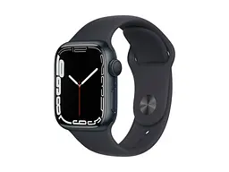 Смарт-часы Apple Watch Series 7 GPS 41mm Midnight Aluminum Case With Midnight Sport Band (MKMX3)