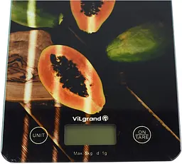 Електронні кухонні ваги Папайя VKS-527_PAPAYA до 5 кг, ViLgrand 87467 - мініатюра 3