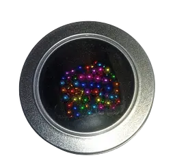 Іграшка головоломка магнітні кульки блоки Buckyballs Neocube поліхромні, 216 шт по 5 мм, 1 набір - мініатюра 4