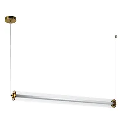 Люстра LED Levistella 7813110 (1000) AB, 14W, 3000K, бронзовий метал + акрил, стельова для дому