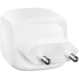Зарядний пристрій Belkin 2xUSB-C PD50W GaN PPS white (WCH019KQWH) - мініатюра 5