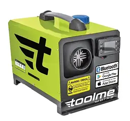 Дизельний автономний обігрівач 9 кВт TOOLME TM188 (230V/12V/24V) керування Bluetooth (Android / iOS) + пульт ДК
