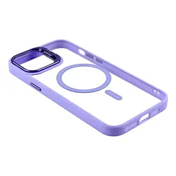 Чохол із підставкою MagSafe TPU PC Metal Stand Case and Camera Lenses Apple iPhone 13 Pro Max Purple - мініатюра 3