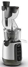 Соковитискач Tefal Ultra Juice шнековий 200 Вт сріблясто-чорний (ZC605D38) - мініатюра 3