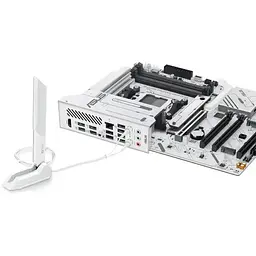 Материнська плата Asus AM5 X870 MAX Gaming WIFI7 W, X870, 4xDDR5, Int.Video (CPU), 4xSATA3, 3xM.2, 1xPCI-E 5.0 x16, 2xPCI-E 4.0 x16, 1xPCI-E 3.0 x16, Realtek 7.1, Realtek 2.5Gb, WiFi 7, Bluetooth 5.4, HDMI/2xType-C, ATX - мініатюра 6